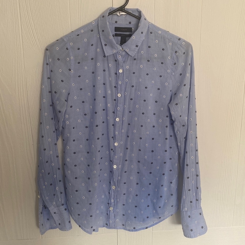 J Crew Perfect Shirt size 2
